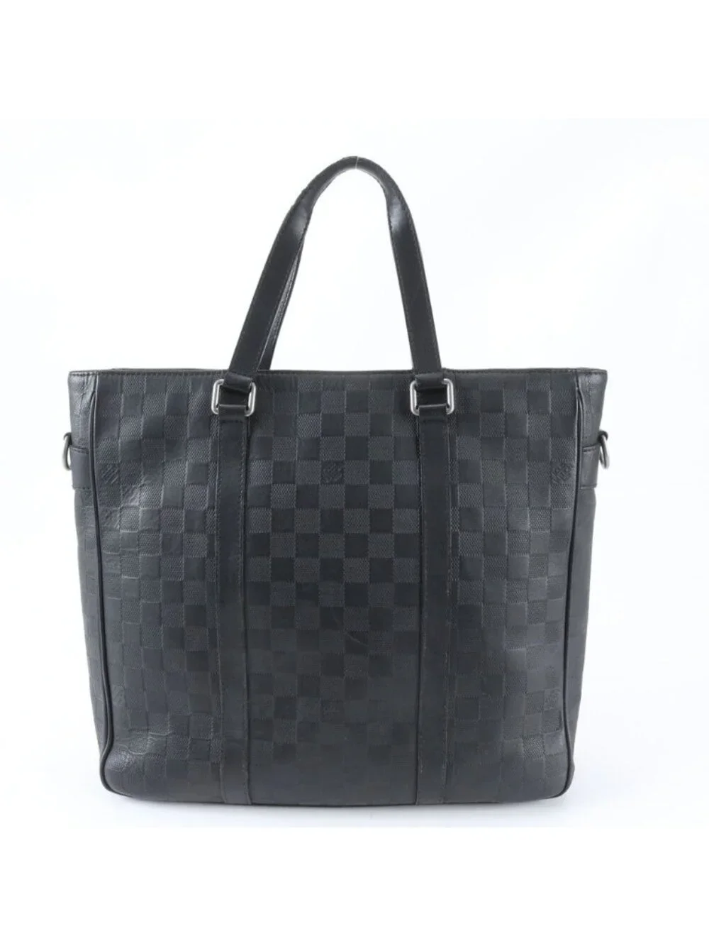 Louis Vuitton Damier Infini Tadao PM Leather Tote Shoulder Business